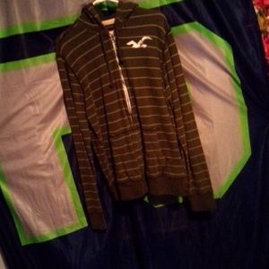 Men's XL Hollister Zip-up Hoodie